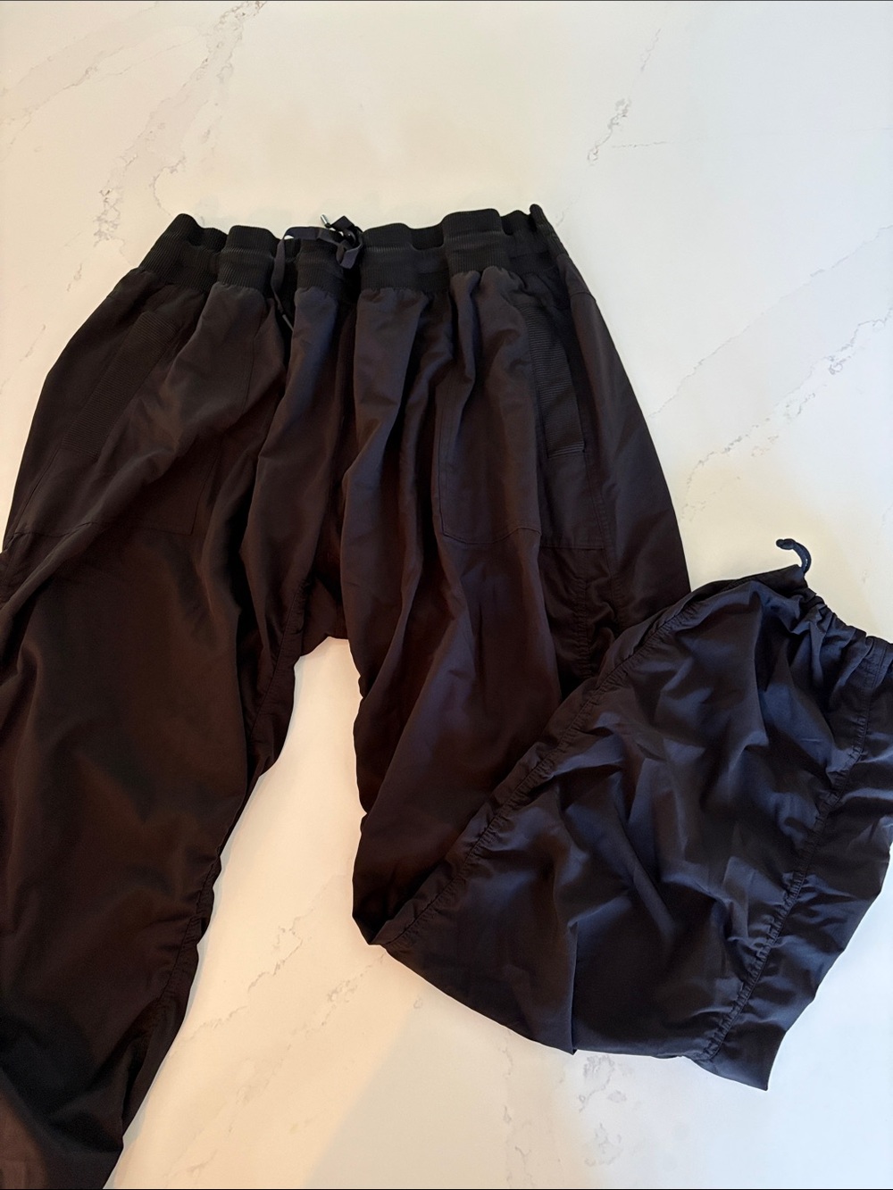 Kyodan Black Elastic-Waist Athetic Pants SZ 1X Plus